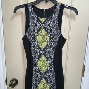 Black slim dress